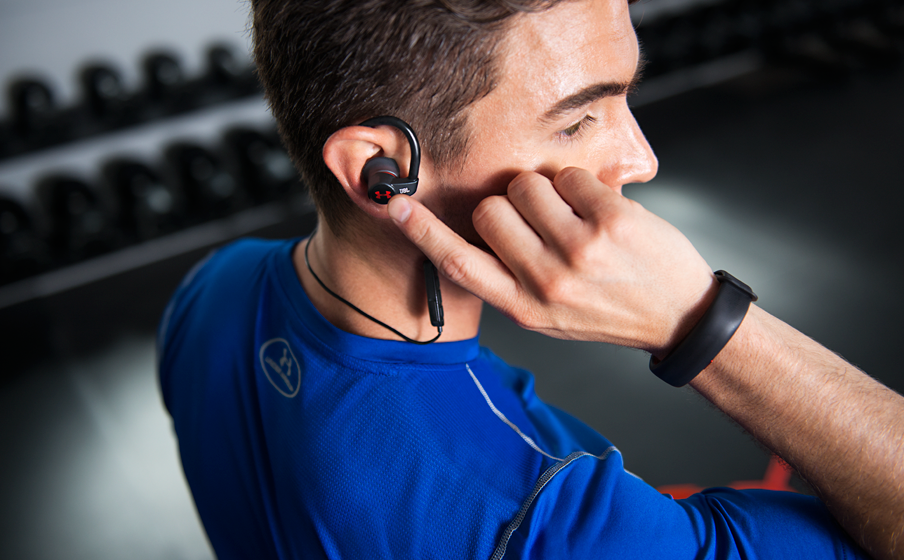 Under Armour Sport Wireless Rate | Auriculares intraaurales inalámbricos monitorización del ritmo cardíaco para deportistas